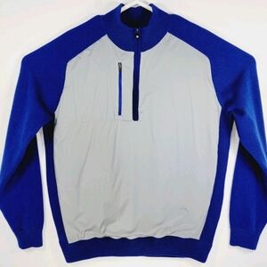 FootJoy FJ Mens Size Medium 1/4 Zip Sweater Pullover Lined Insulated